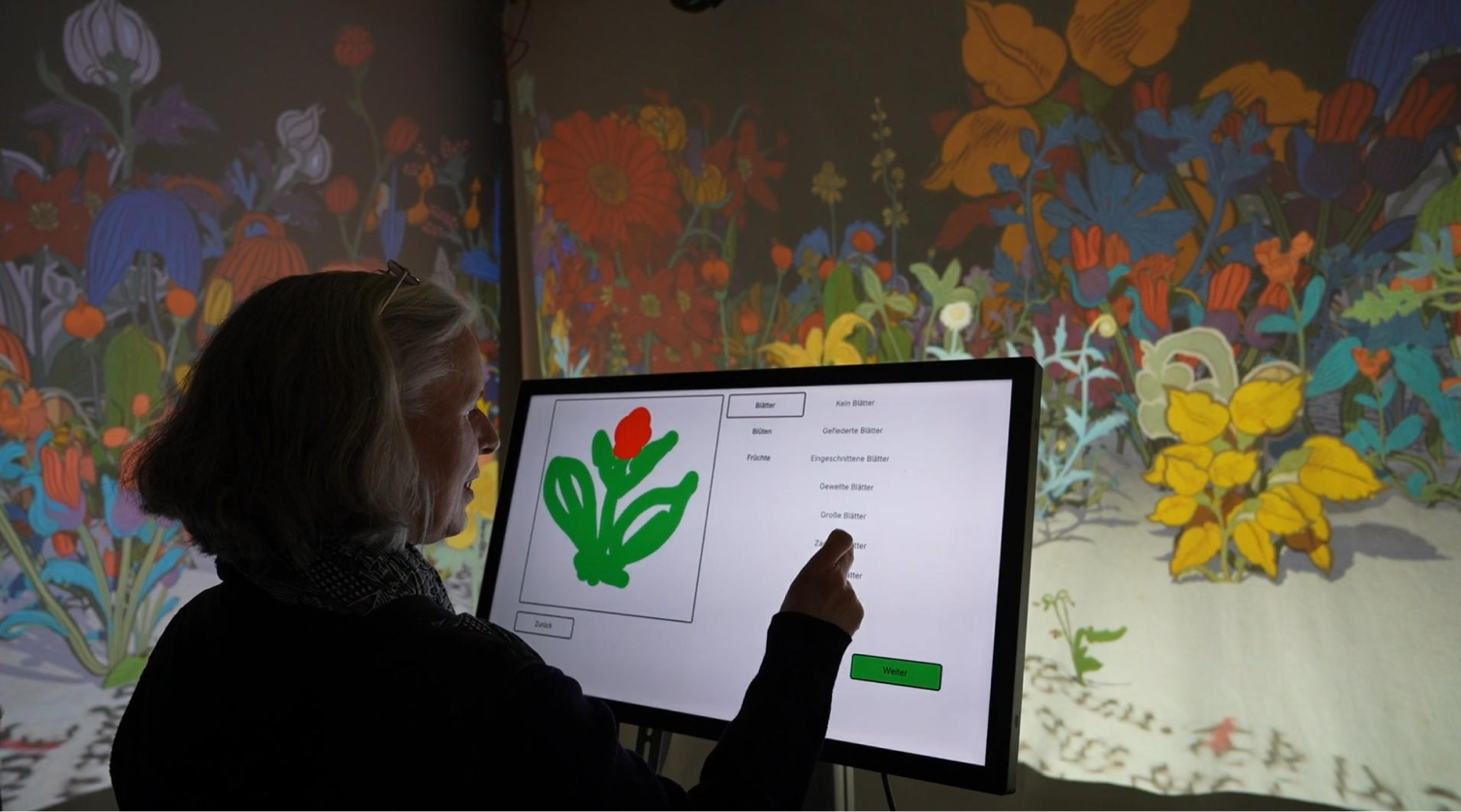 Flower – interaktive Station